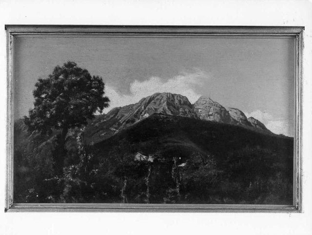 paesaggio montano (dipinto) - ambito napoletano (prima metà XX)