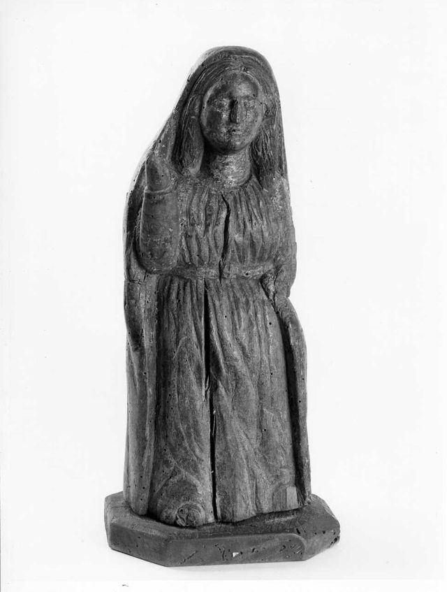 Madonna (statuetta) - bottega Italia meridionale (XVII/ XVIII)