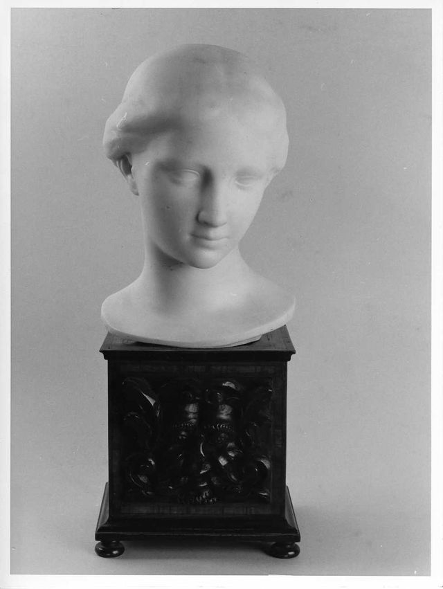 testa di donna (scultura) - bottega Italia centro-settentrionale (seconda metà XIX)