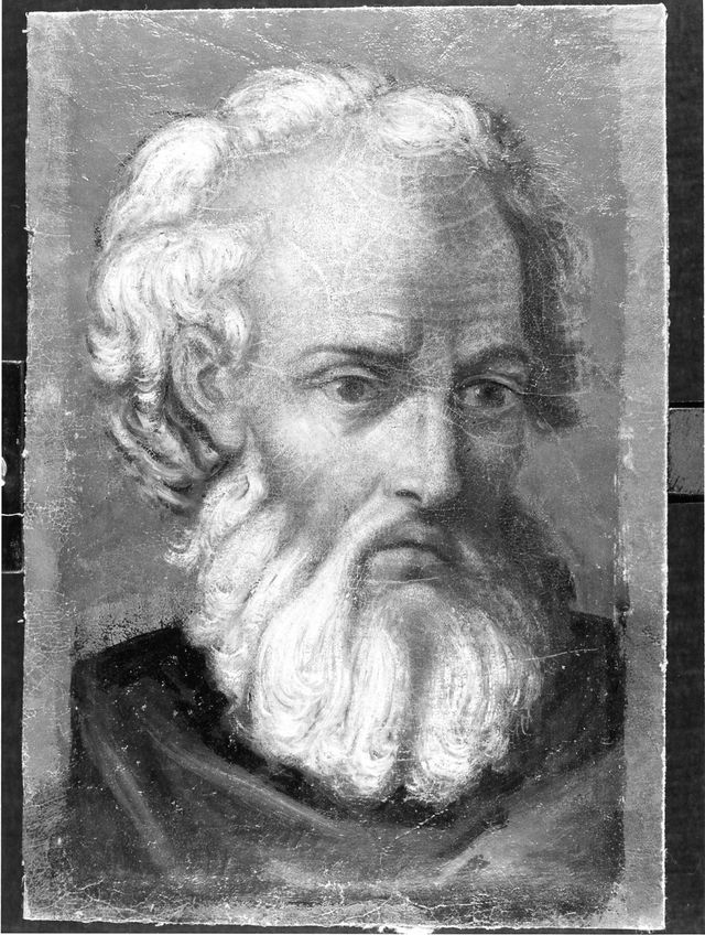 ritratto di santo (dipinto) - ambito Italia meridionale (XVII)