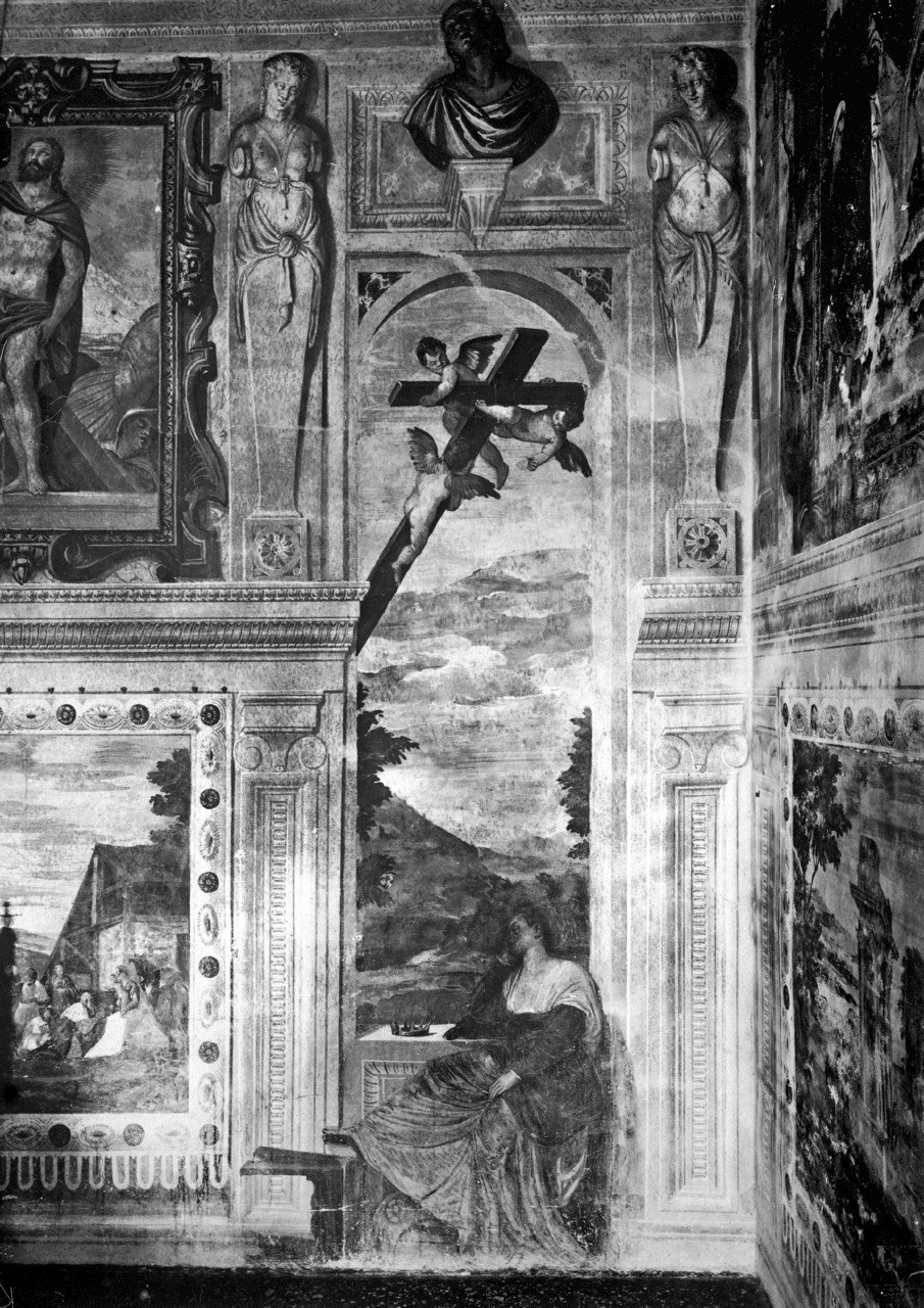 Architettura - Ville venete - Villa Da Mula, Guarnieri (negativo) di Caprioli Giovanni, Ongaro Massimiliano, Anonimo, Caliari Benedetto (collaboratore) (XX)