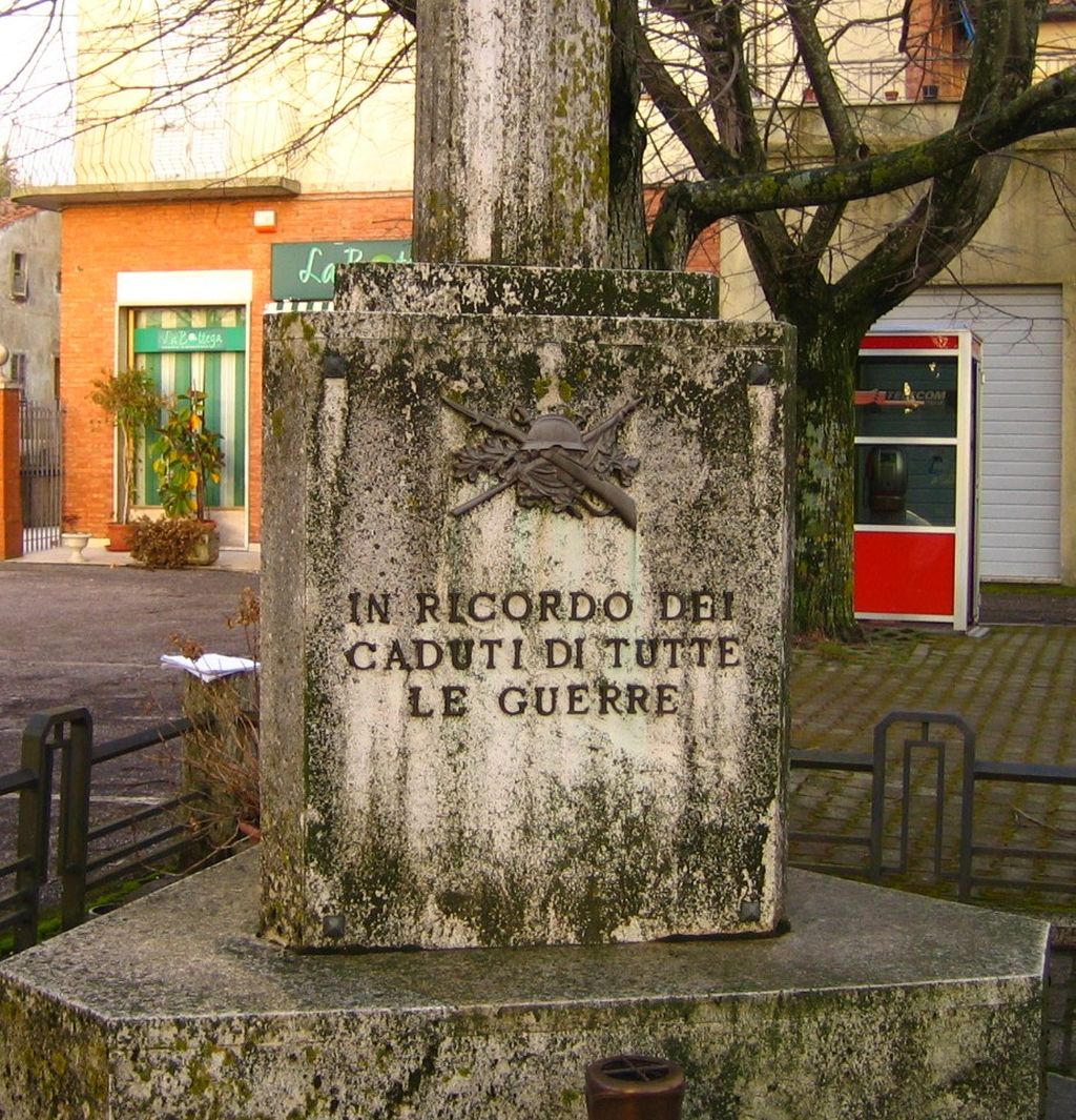 monumento ai caduti - a colonna spezzata - bottega toscana (sec. XX)