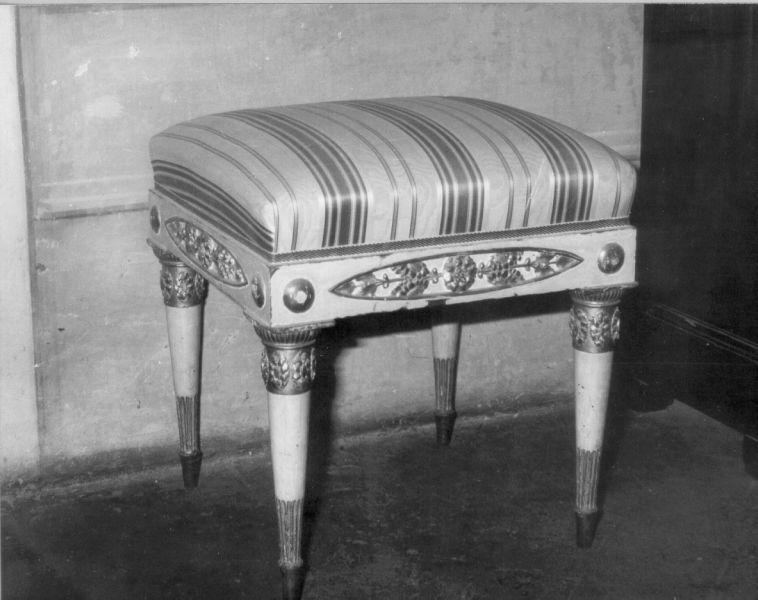 sgabello, serie - ambito lombardo (?) (primo quarto sec. XIX)