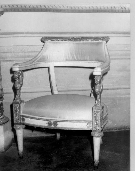 poltrona - ambito lombardo (?) (primo quarto sec. XIX)