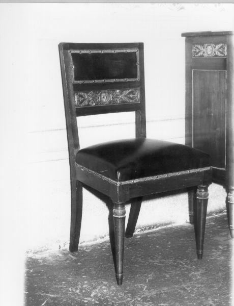 sedia, serie - ambito toscano (?) (primo quarto sec. XIX)