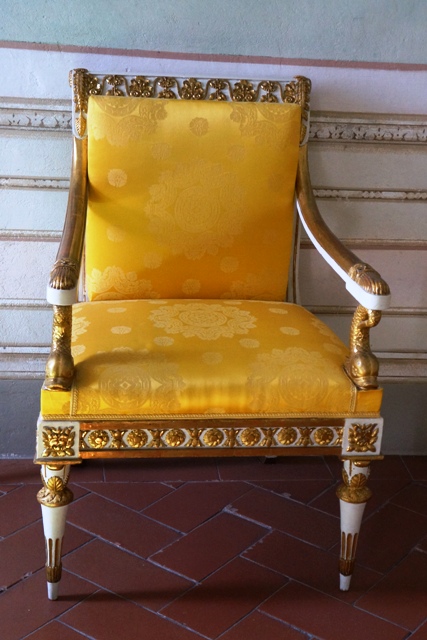 poltrona, serie - ambito lombardo (sec. XIX)