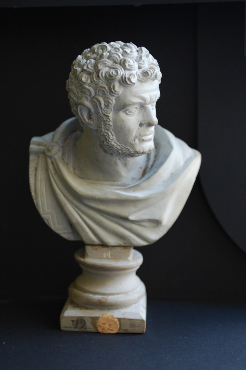 busto di antico romano (statuetta) di Antonio Giansanti (scuola) (fine/ inizio secc. XIX/ XX)