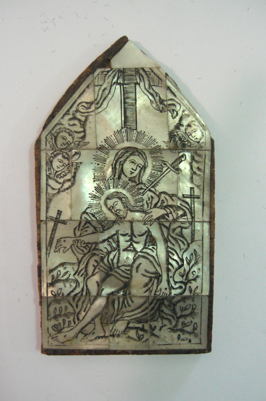 Madonna addolorata (pace) - scuola del corallo di Torre del Greco (prima metà sec. XX)