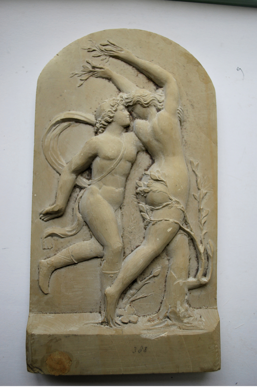 Apollo e Dafne (fermacarte) di Domenico Porzio (scuola) (primo quarto sec. XX)