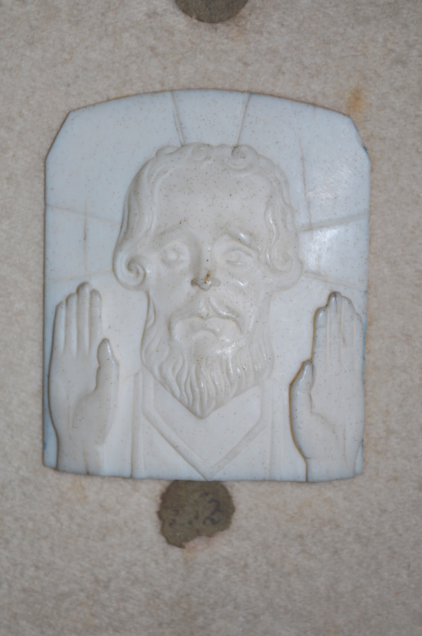 Cristo benedicente (scultura miniaturistica) di Vincenzo Noto (scuola) (prima metà sec. XX)