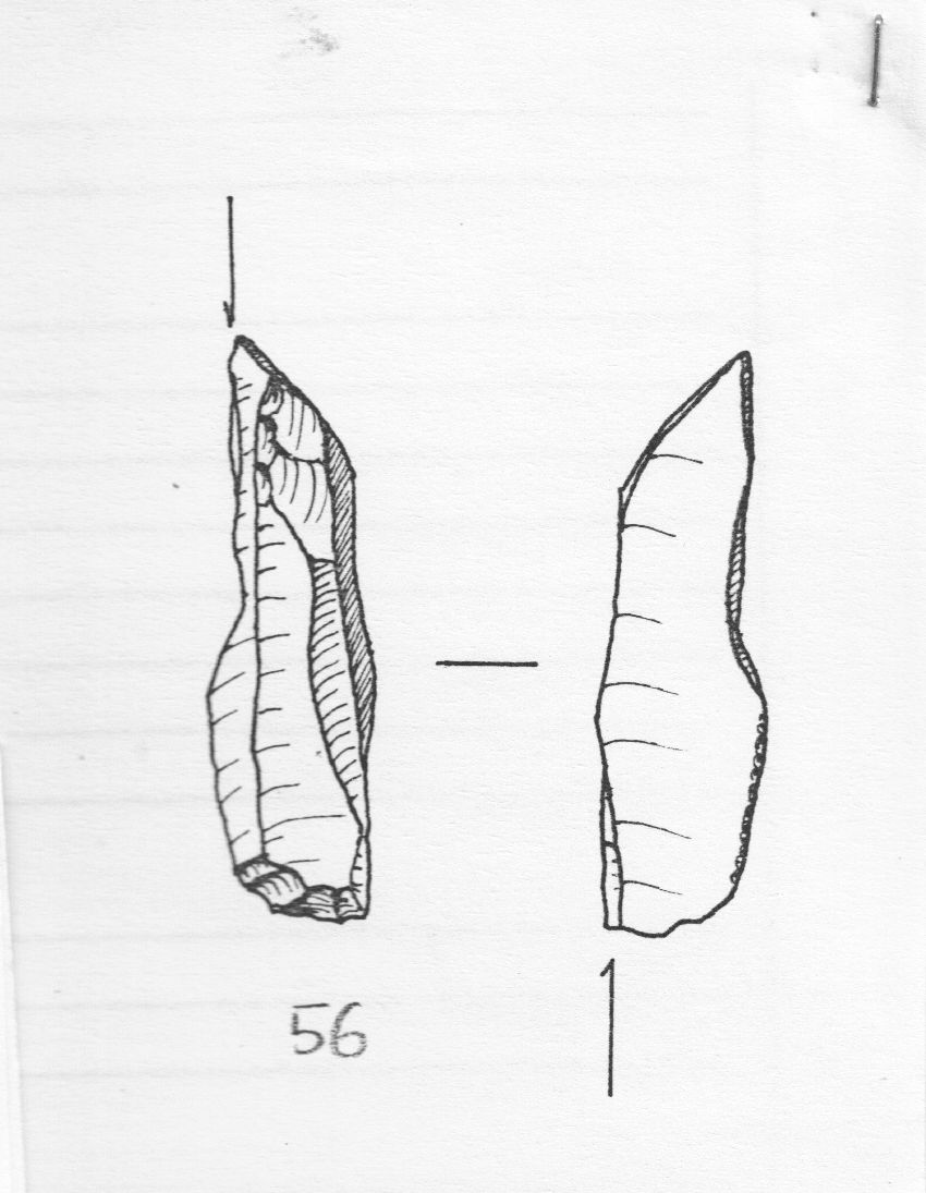 bulino, su frattura (Gravettiano evoluto)