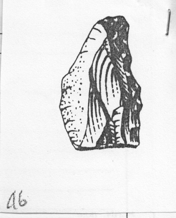 grattatoio, carenato (Aurignaziano)