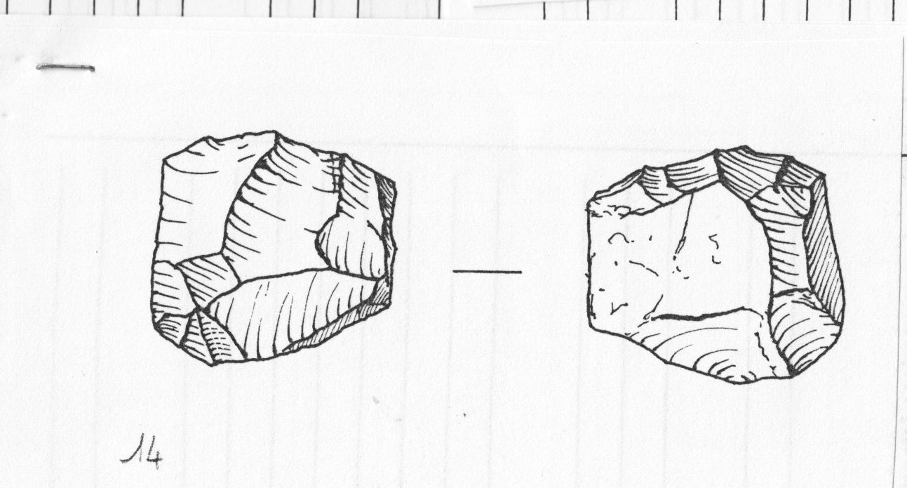 nucleo, prismatico (Paleolitico medio)