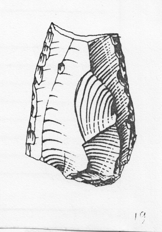 raschiatoio, doppio biconvesso (Paleolitico medio)