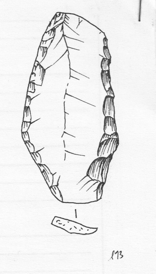 raschiatoio, semplice convesso (Paleolitico medio)