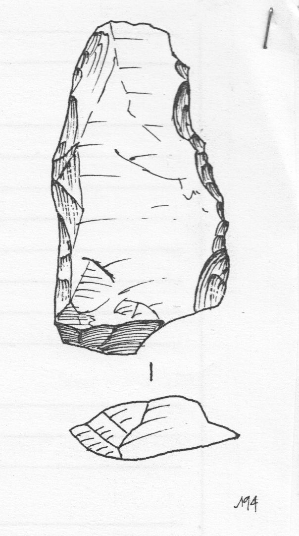 raschiatoio, semplice convesso (Paleolitico medio)