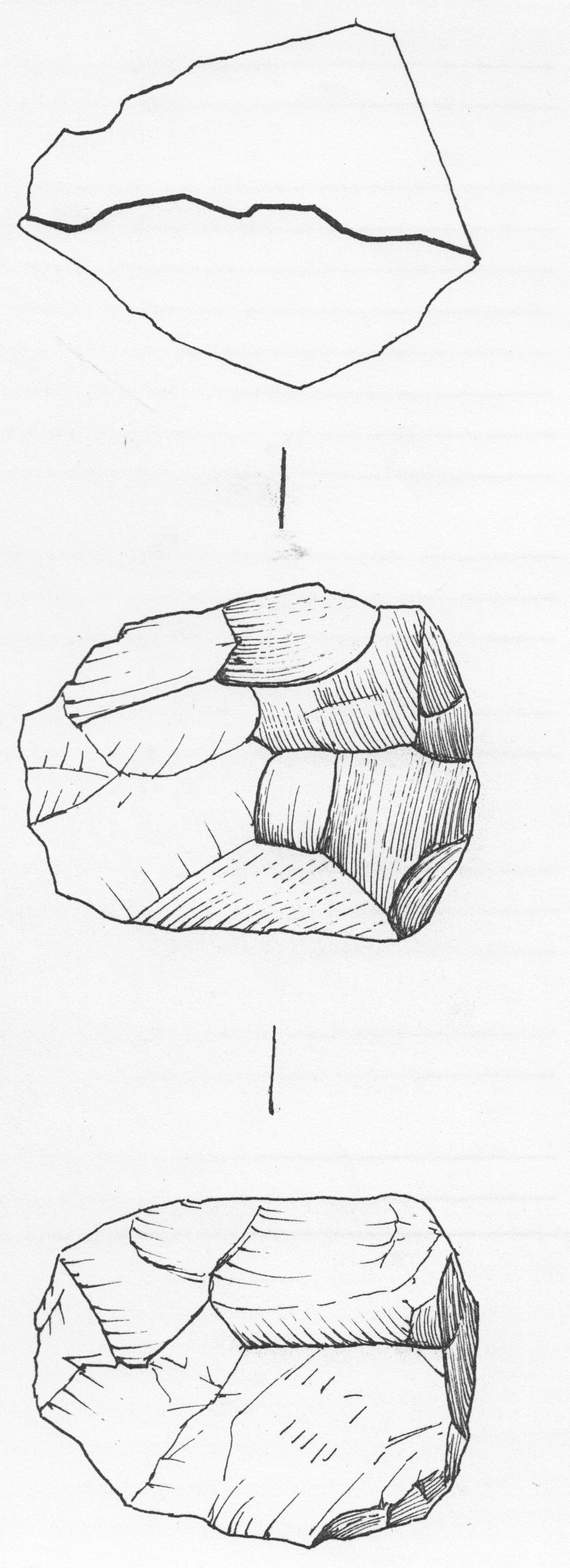 nucleo, discoidale atipico (Paleolitico medio)