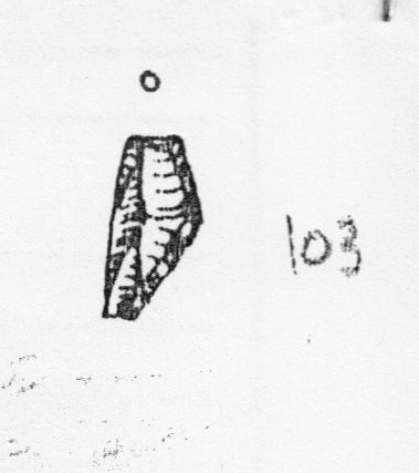 triangolo, isoscele (Epigravettiano finale)