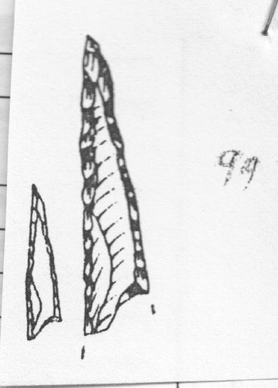 punta, a dorso totale bilaterale (Epigravettiano finale)