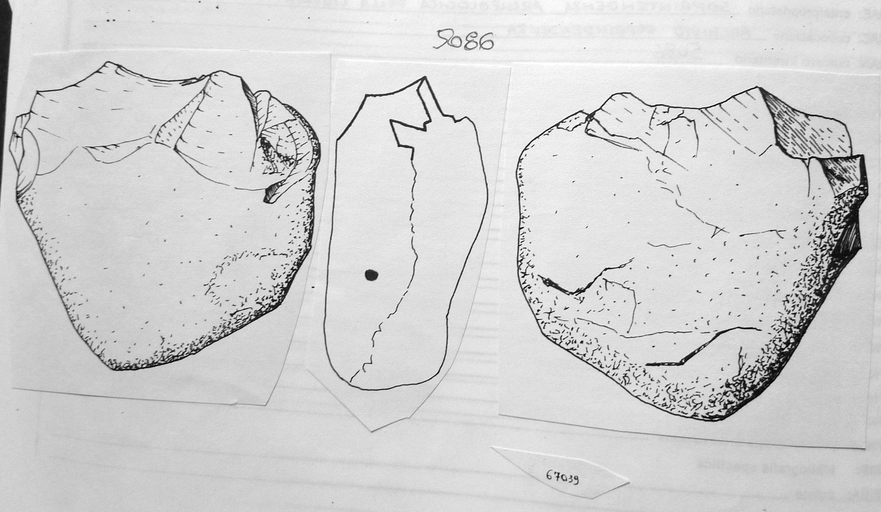 chopping tool (inizio Paleolitico medio)