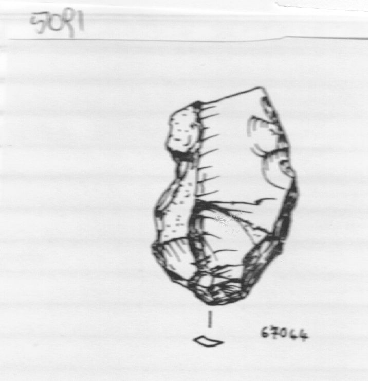 raschiatoio, semplice convesso (inizio Paleolitico medio)