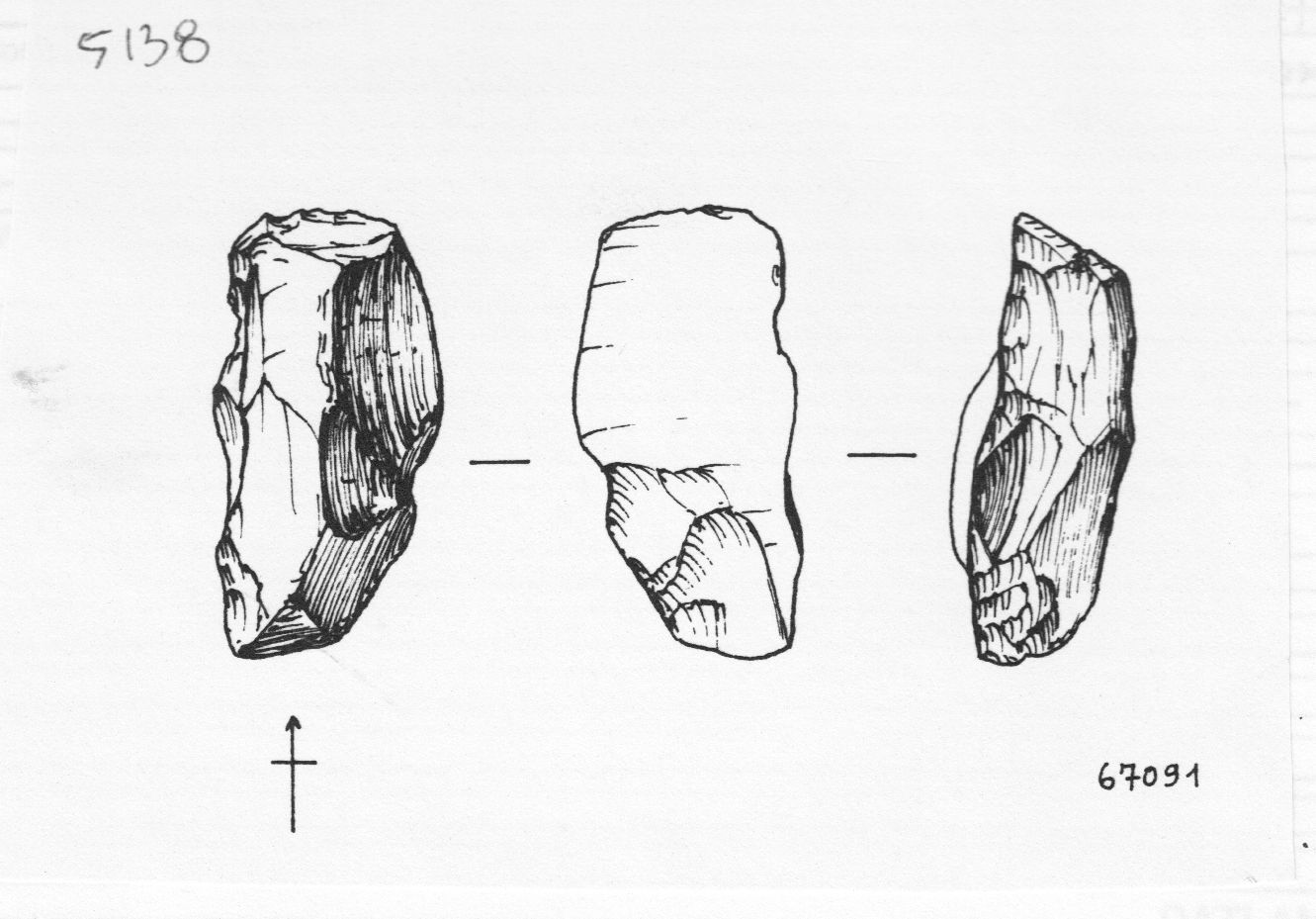 raschiatoio, denticolato (inizio Paleolitico medio)