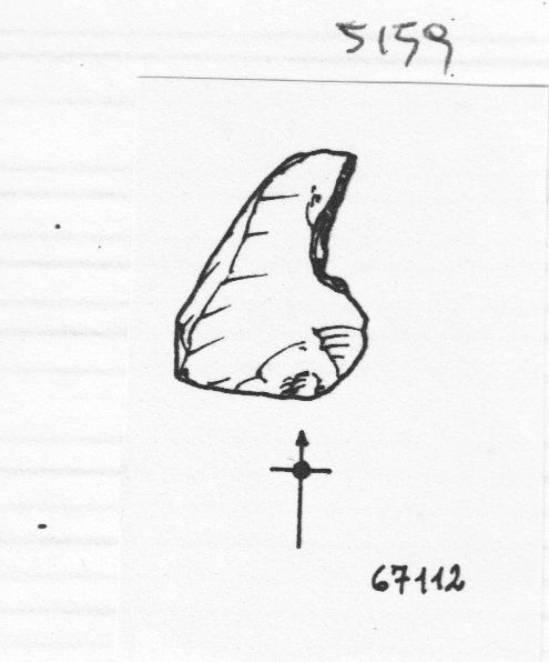 becco, perforatore atipico (inizio Paleolitico medio)