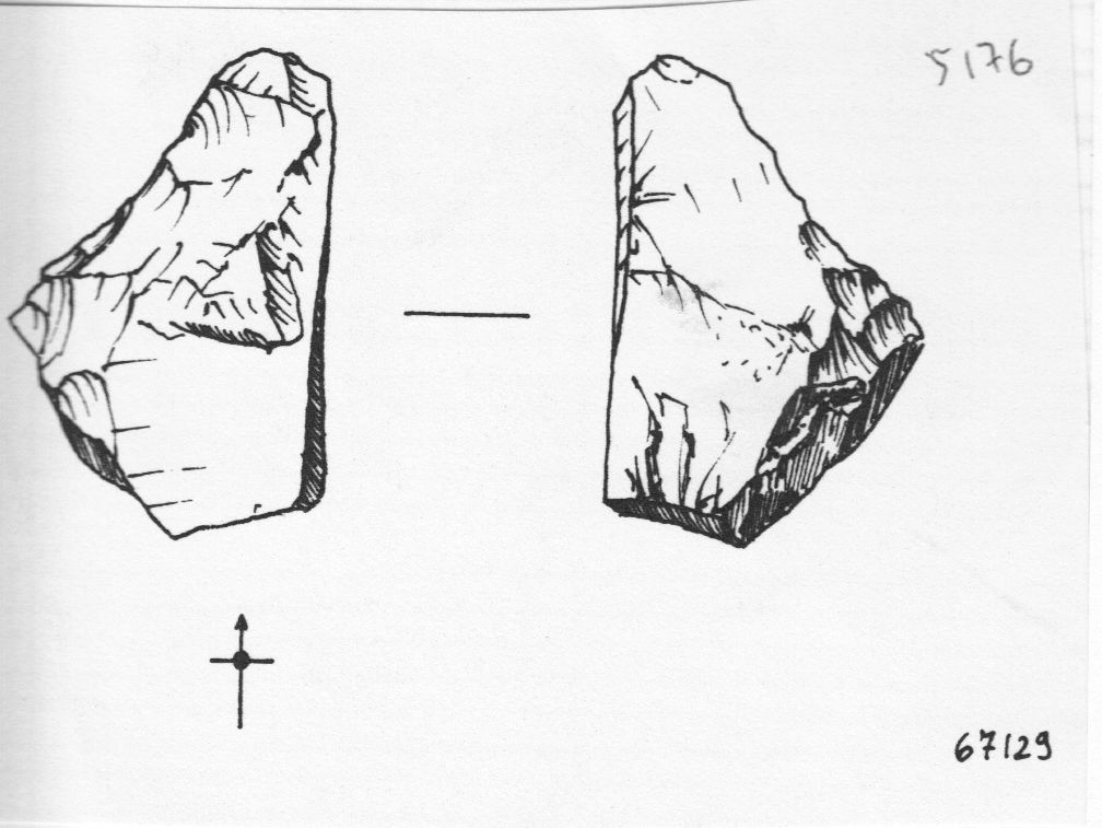 raschiatoio, raschiatoio semplice concavo (inizio Paleolitico medio)