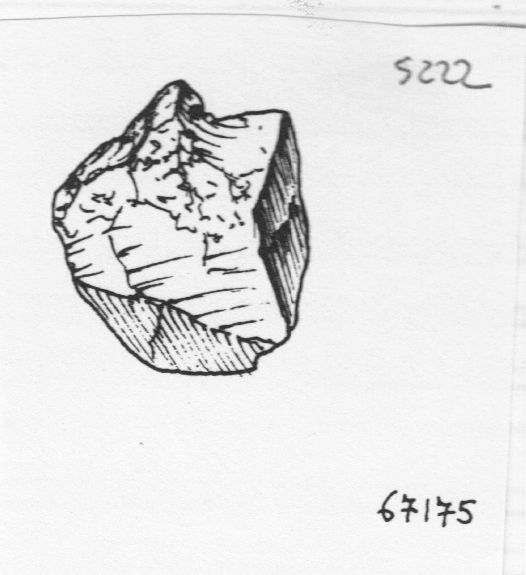 becco, perforatore (inizio Paleolitico medio)