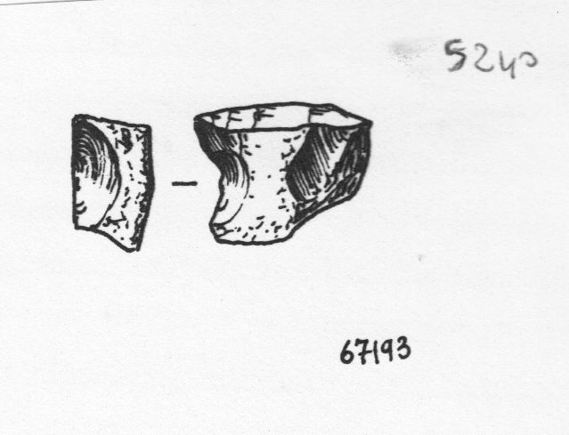 incavo, incavo clactoniano (inizio Paleolitico medio)