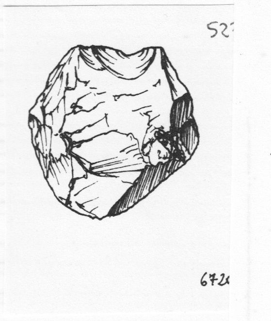 incavo, incavo clactoniano (inizio Paleolitico medio)