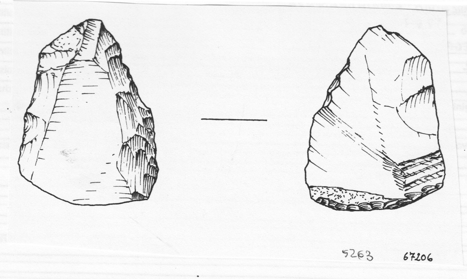 raschiatoio (inizio Paleolitico medio)