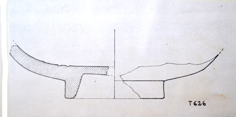 coppa, Morel 5/7 (?), piede, parete (sec. I a.C. (?))