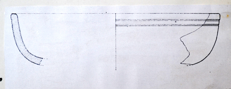 coppa, Lamboglia B1, orlo, parete (secc. II-I a.C)