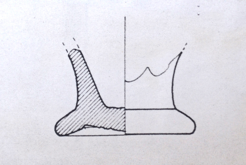 pisside, Lamboglia B3, fondo, parete (secc. II-I a.C)