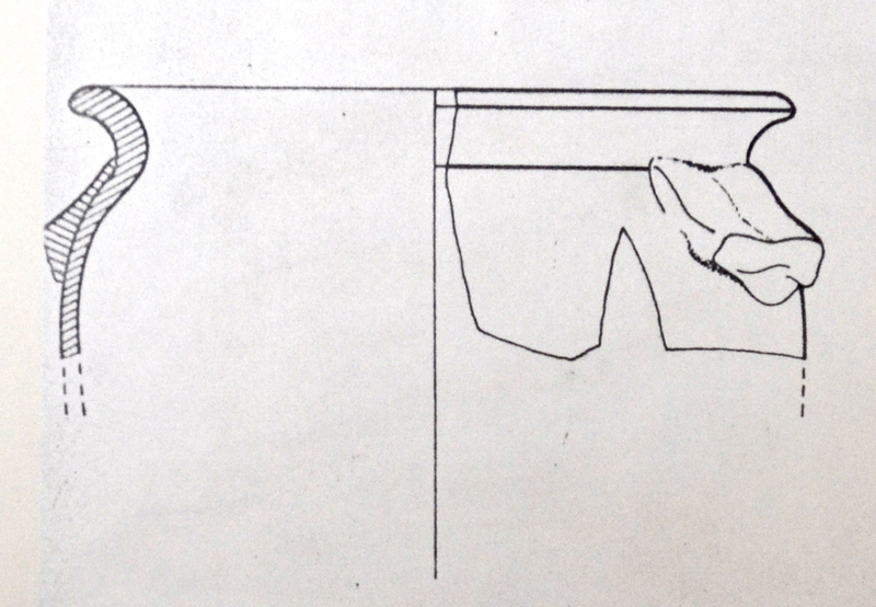 urnetta, orlo, parete, fondo (sec. I d.C)