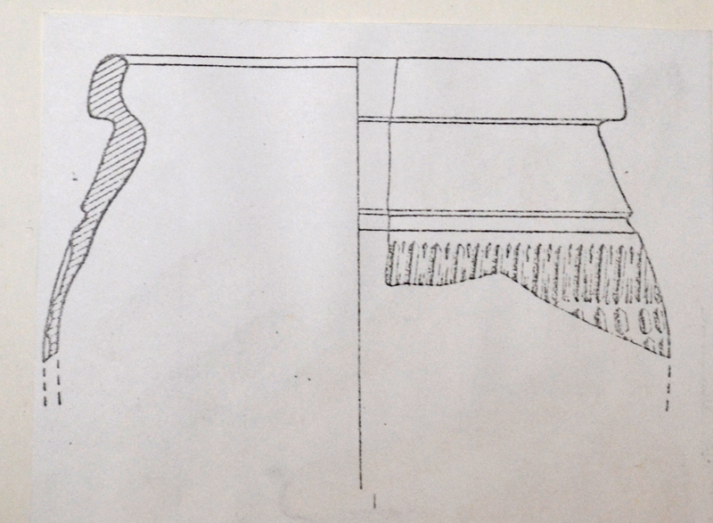 urnetta, orlo, parete (sec. I d.C)