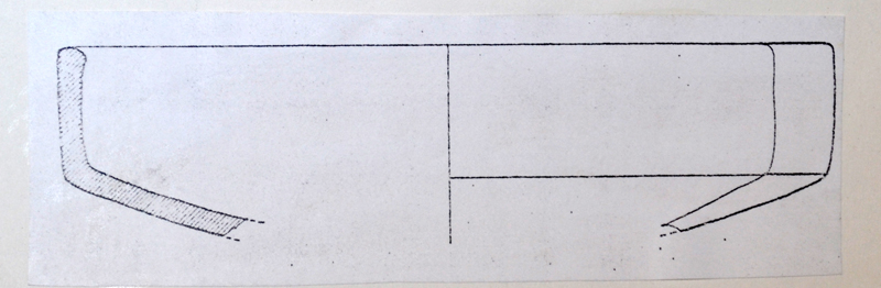 coppetta, Lamboglia 3b; Hayes 14b, orlo, parete (seconda metà sec. II d.C)