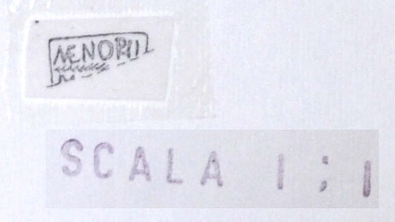 bollo, fondo - Menophilus M. Perenni Tigrani (secc. I a.C. - I d.C)