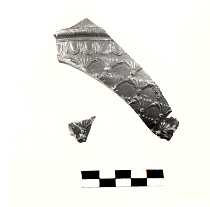 calice, Dragendorff 11, parete - ambito di Cn. Ateius (età tiberiana sec. I d.C)