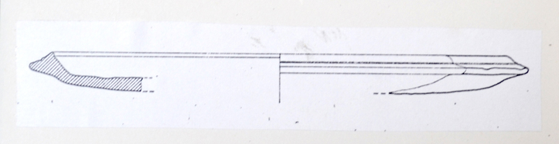 patera, orlo, parete, fondo (II-III secc. d.C)