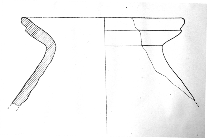 brocchetta, orlo, parete (II sec. d.C)