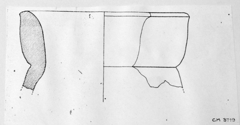anfora, Africana II, orlo, collo (III sec. d.C)
