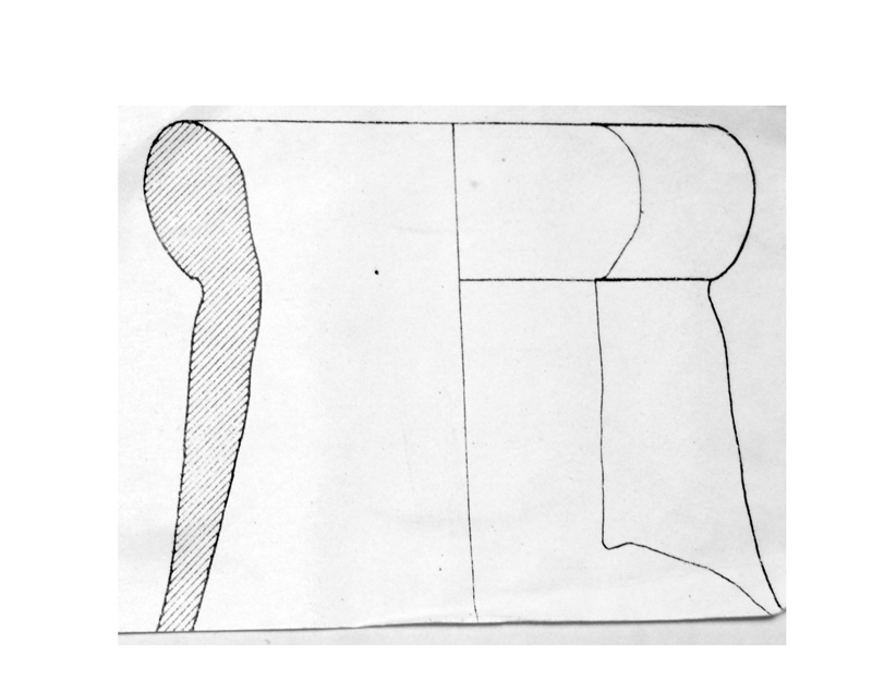 anfora, Africana II, orlo, collo (III sec. d.C)