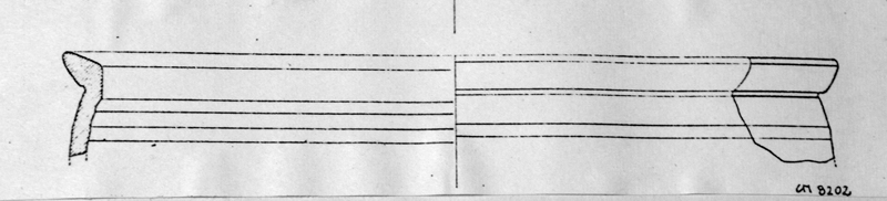 tegame, orlo, parete (III sec. d.C)