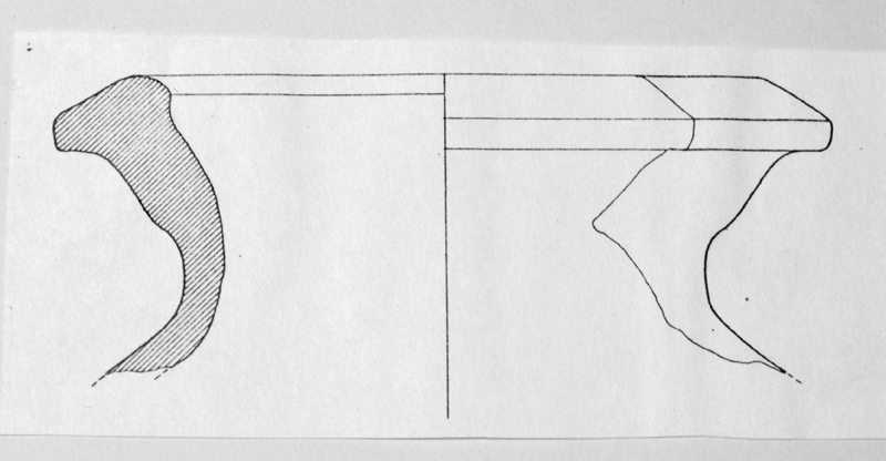 anfora, Almagro 50, orlo, collo (III-IV secc. d.C)