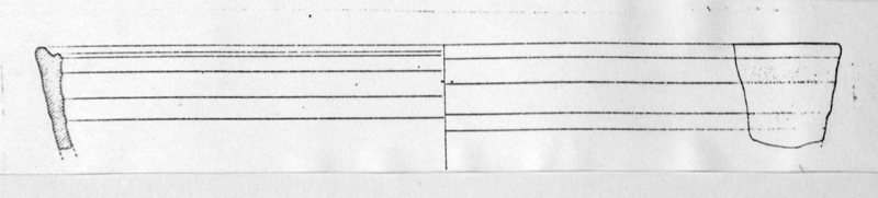 tegame, orlo, parete (età flavia sec. I d.C)