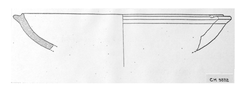 coppetta, orlo, parete (secc. I-II d.C)