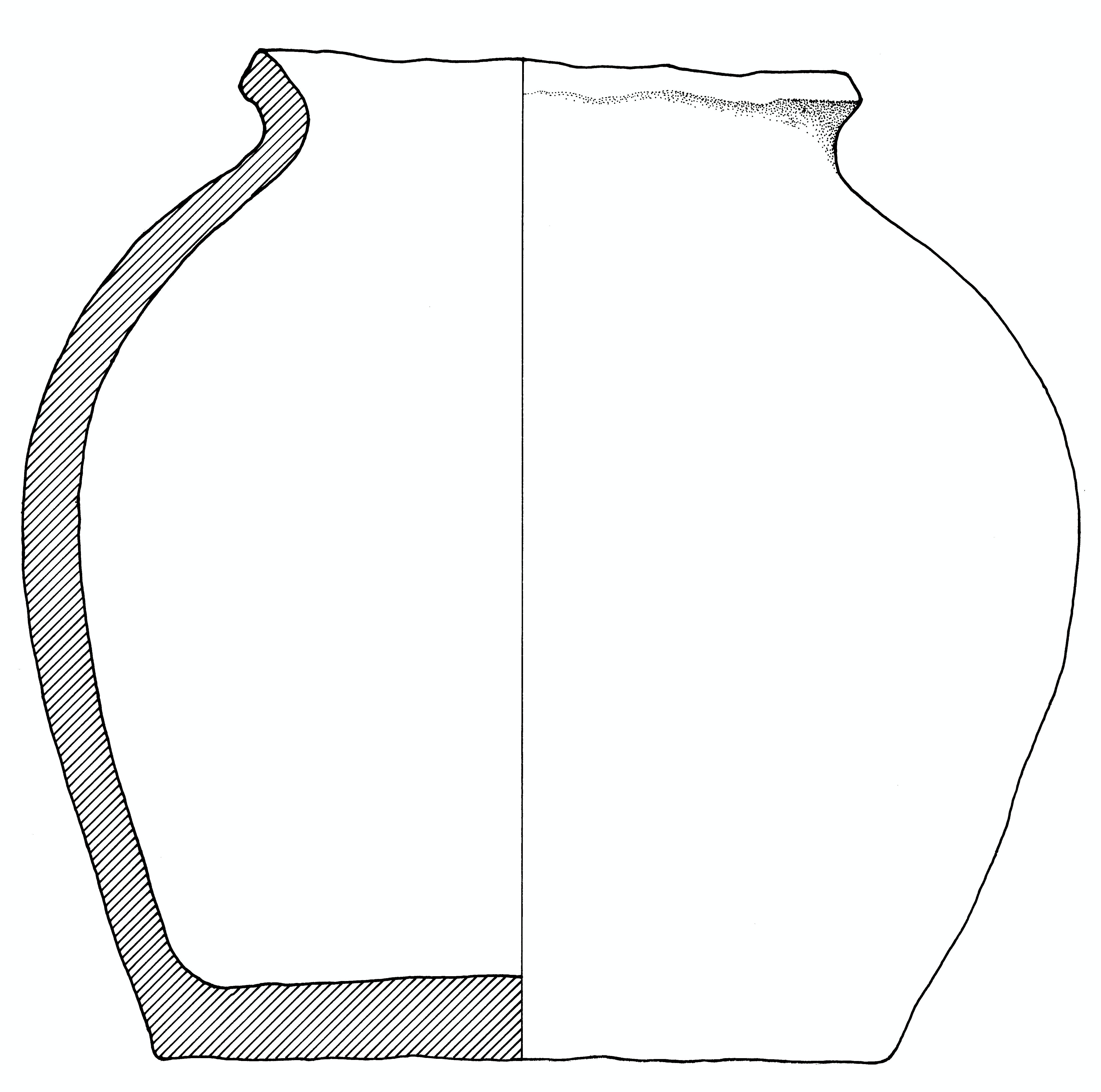 olla, cinerario (primo quarto III a.C)