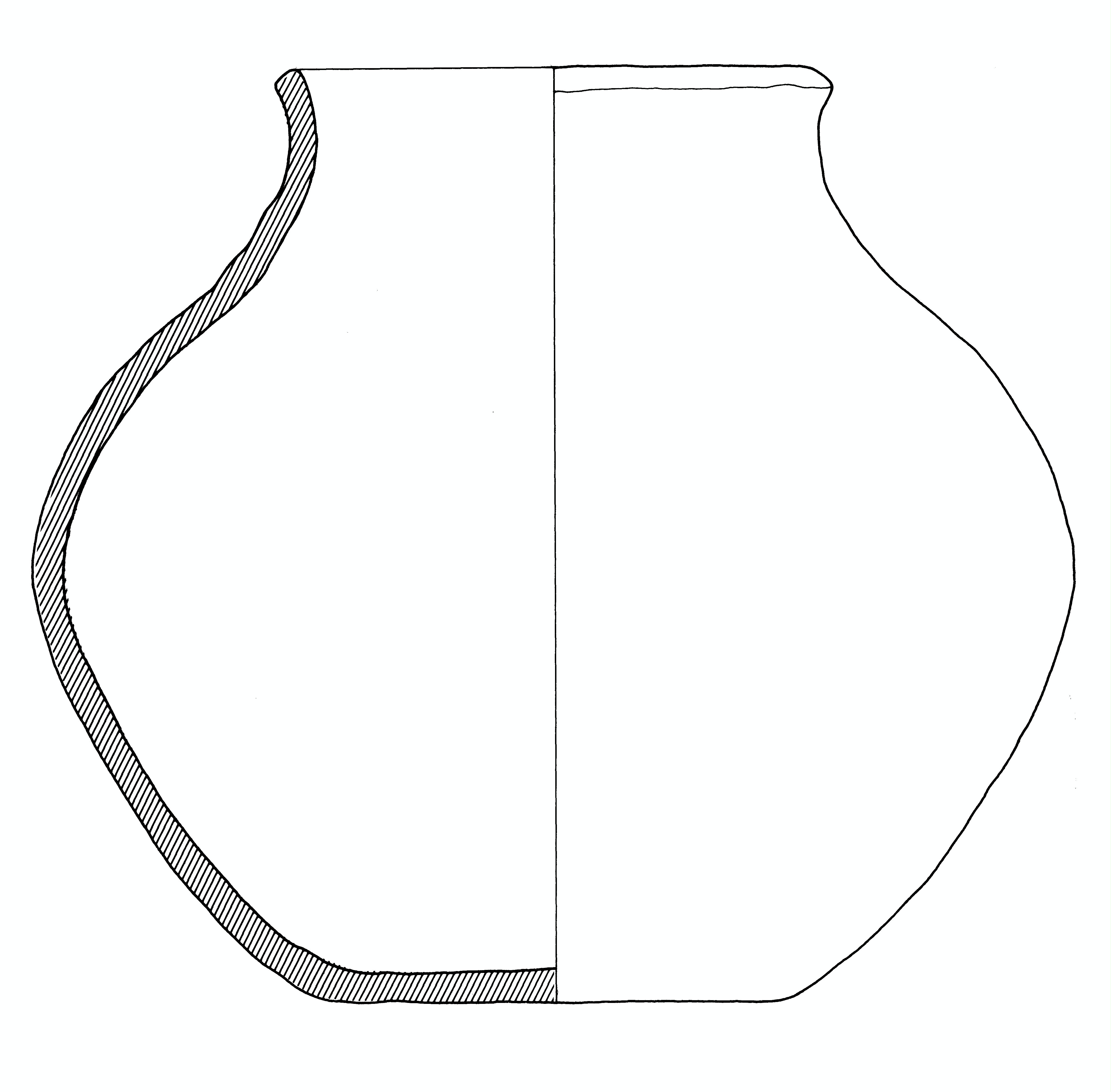 olla, cinerario (primo quarto III a.C)